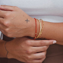 Afbeelding in Gallery-weergave laden, armbanden set met rode kralen armbandje