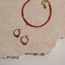 Afbeelding in Gallery-weergave laden, Oorbellen Spicy red