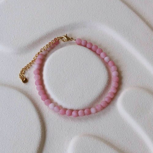 roze kralen armbandje