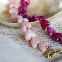 Afbeelding in Gallery-weergave laden, ketting en harten armband
