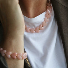 Afbeelding in Gallery-weergave laden, Prachtige statement ketting met  hart-bedels
