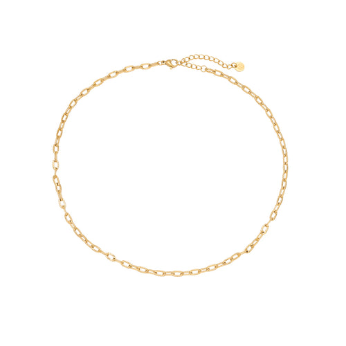 gouden schakel ketting