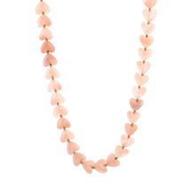 Afbeelding in Gallery-weergave laden, ketting met zalmkleurige harten

