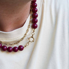 Afbeelding in Gallery-weergave laden, Ketting Missy (roze-paars)
