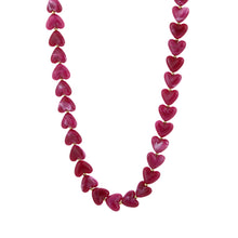 Afbeelding in Gallery-weergave laden, ketting met paarse harten
