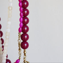 Afbeelding in Gallery-weergave laden, Ketting Missy (roze-paars)
