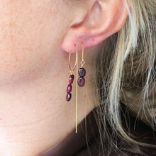 Afbeelding in Gallery-weergave laden, oorringen met natuursteen
