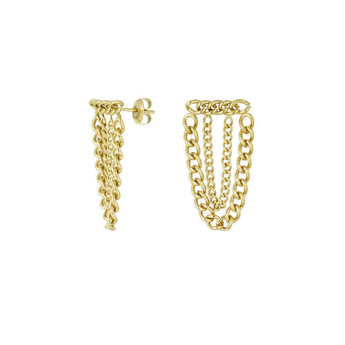 ketting oorbellen
