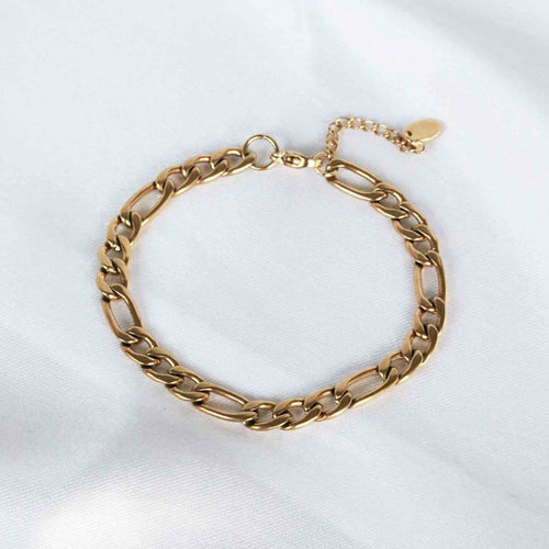 een stoere armband met wat grovere schakels